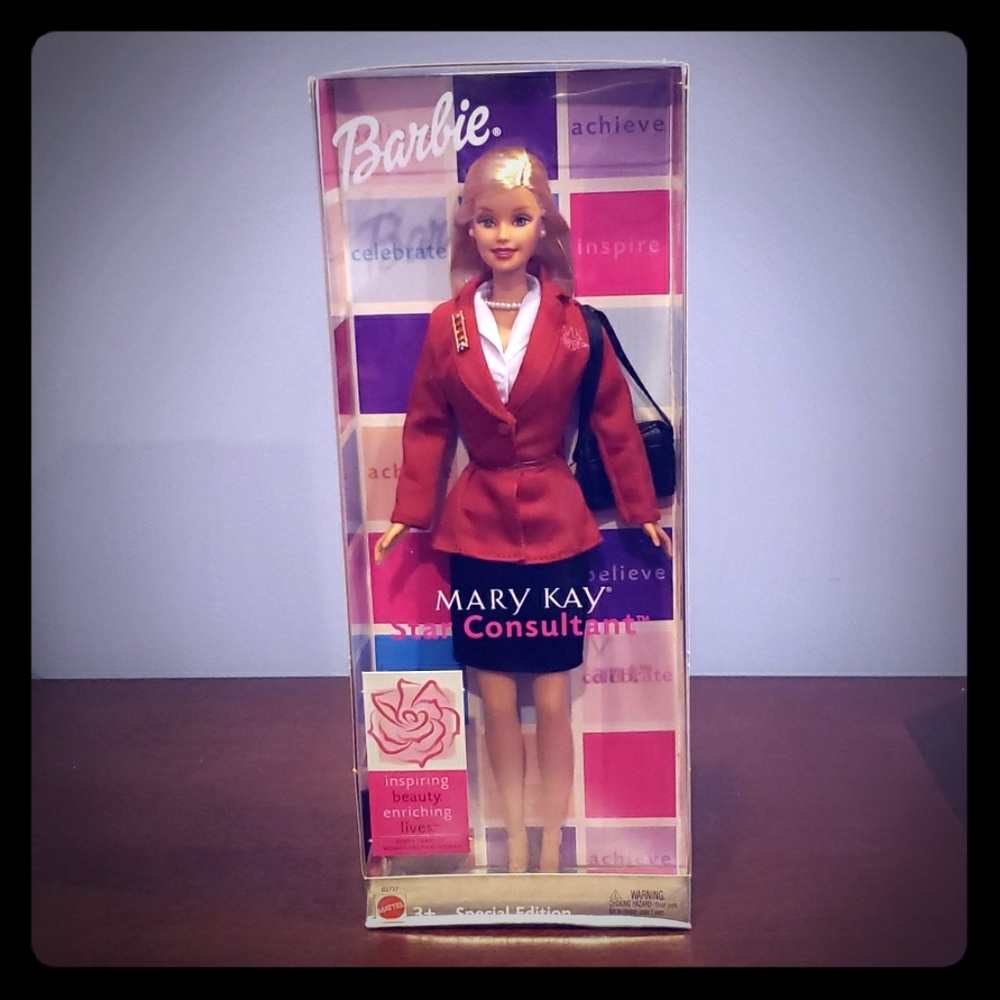 RARE MARY KAY BARBIE RED JACKET STAR CONSULTANT